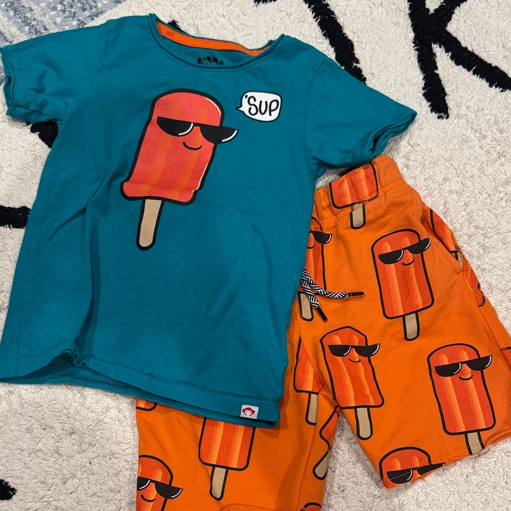 Appaman Teal and Orange Popsicle Set